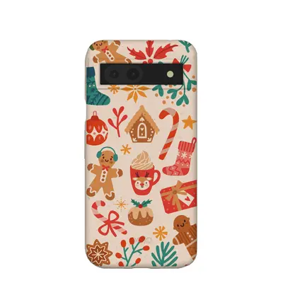 Seashell Festive AF Google Pixel 8a Case