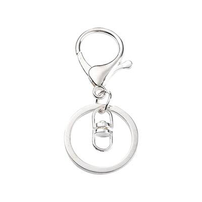 Iron Alloy Lobster Claw Clasp Keychain