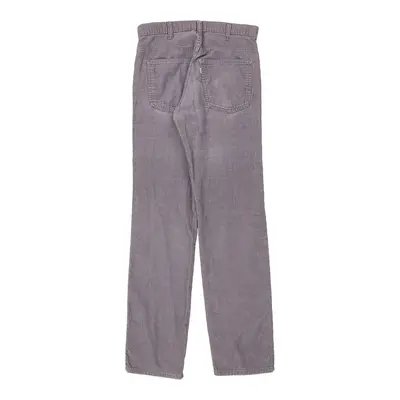 Levis Cord Trousers - 30W 34L Grey Cotton