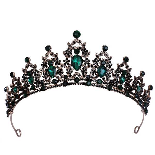 Alloy Rhinestone Crown Hair Bands