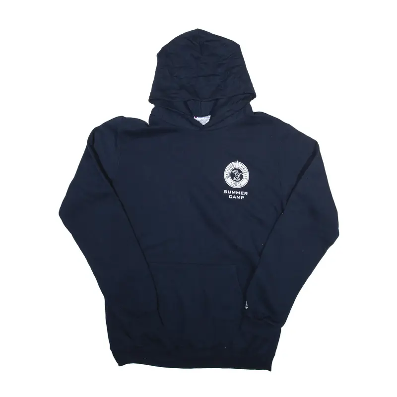 CHAMPION Waltons Grizzly Lodge USA Hoodie Blue Pullover Boys XL