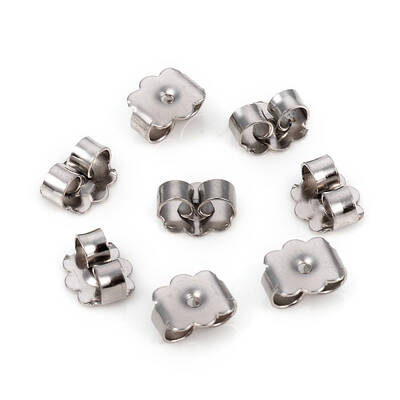 Non-Tarnish 304 Stainless Steel Ear Nuts