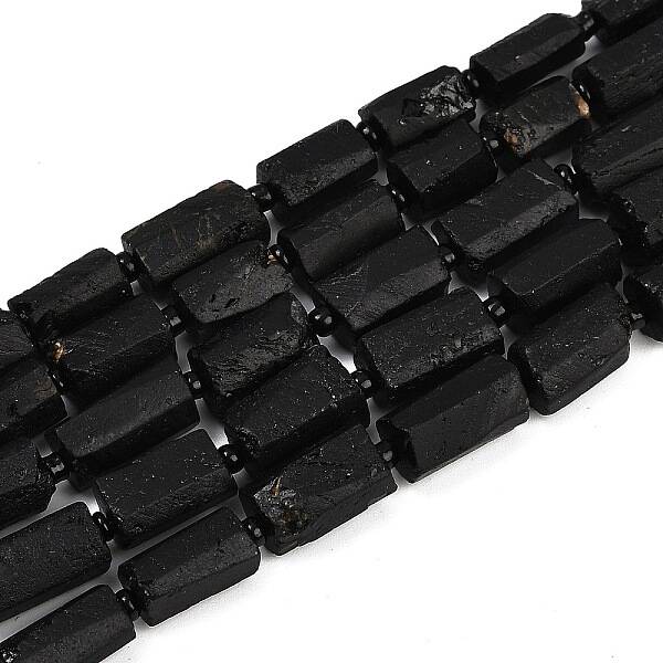 Natural Black Tourmaline Beads Strands