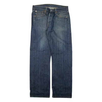 LEVI'S 501 Jeans Mens Blue Regular Straight W32 L23