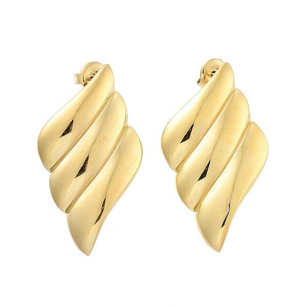 Ion Plating(IP) 304 Stainless Steel Stud Earrings