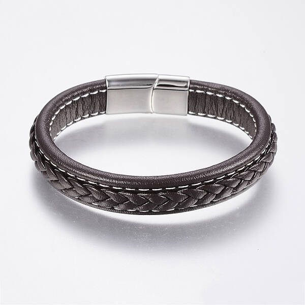 Braided Leather Cord Bracelets