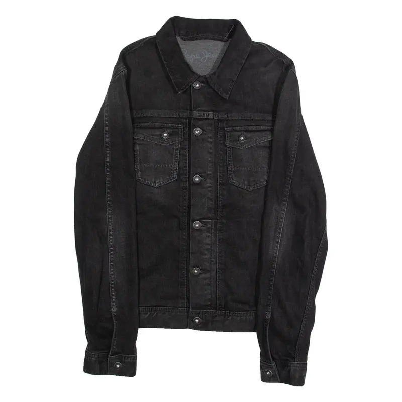 PEPE JEANS Womens Denim Jacket Black M
