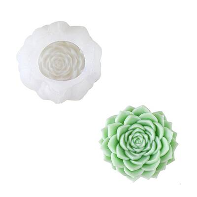 Succulent Plant DIY Candle Silicone Molds
