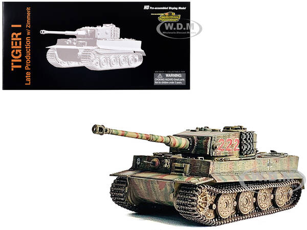 Germany Tiger I Late Production with Zimmerit Tank \