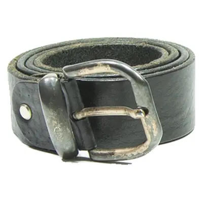 INCONTRI Mens Belt Black Leather 44