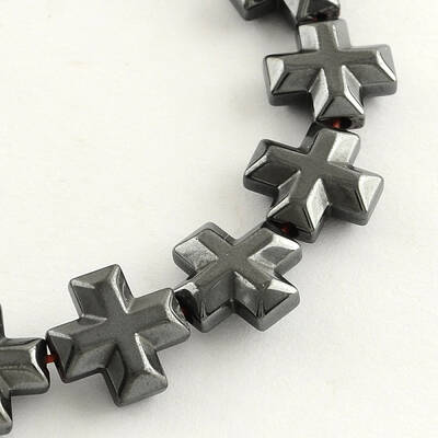 Non-magnetic Synthetic Hematite Bead Strands