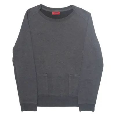 HUGO BOSS Mens Sweatshirt Grey S