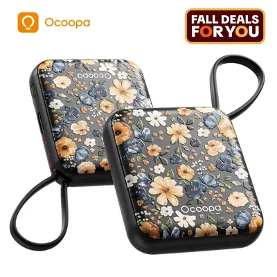 Ocoopa UT5 Nano Rechargeable Hand Warmers 2 Pack Ultra Thin Portable Electric Heated Gloves 3 Settings UL Certified Christmas...