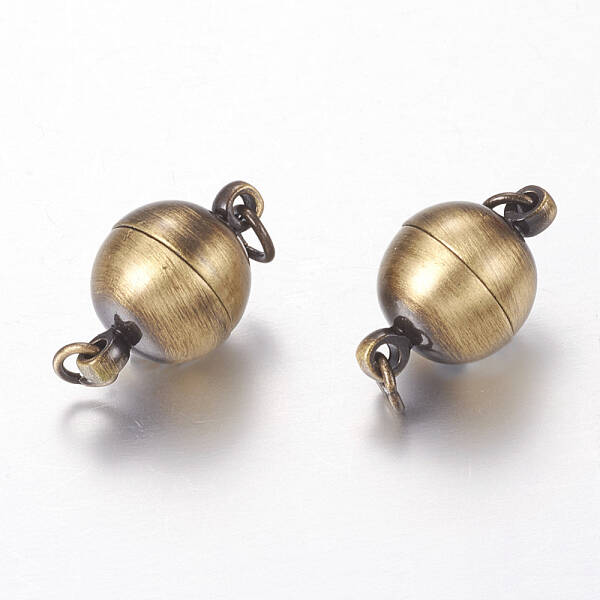 Brass Magnetic Clasps with Loops