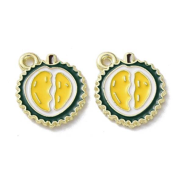 Fruit Alloy Enamel Charms