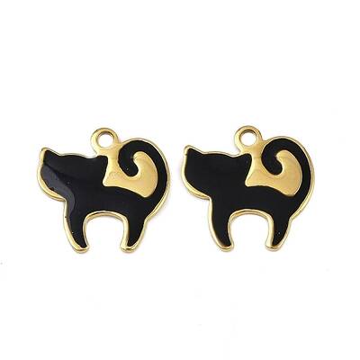 304 Stainless Steel Enamel Charms