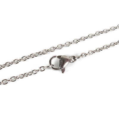 Non-Tarnish 304 Stainless Steel Unisex Cable Chain for Necklace
