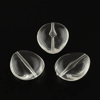 Teardrop Transparent Acrylic Beads