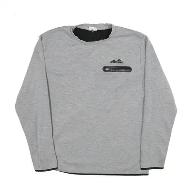 ELLESSE Sports Grey Sweatshirt Mens M