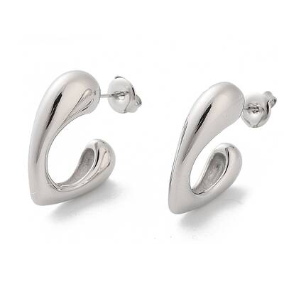 Non-Tarnish 304 Stainless Steel Stud Earrings