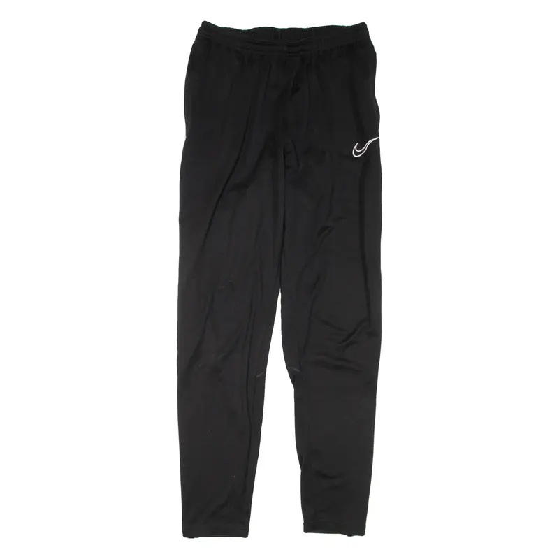 NIKE DRI FIT Mens Track Pants Black Tapered M W26 L28