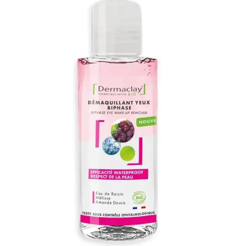 Dermaclay Organic Bi-Phase Eye Make-up Remover 150ml