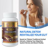 UQB 7 Day Cleanse – Gut Health Capsules with Saffron & Fo-Ti | Herbal Detox & Gentle Bowel Support – 60 Count