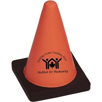 250 Customized Construction Cone Stress Reliever - Polyurethane