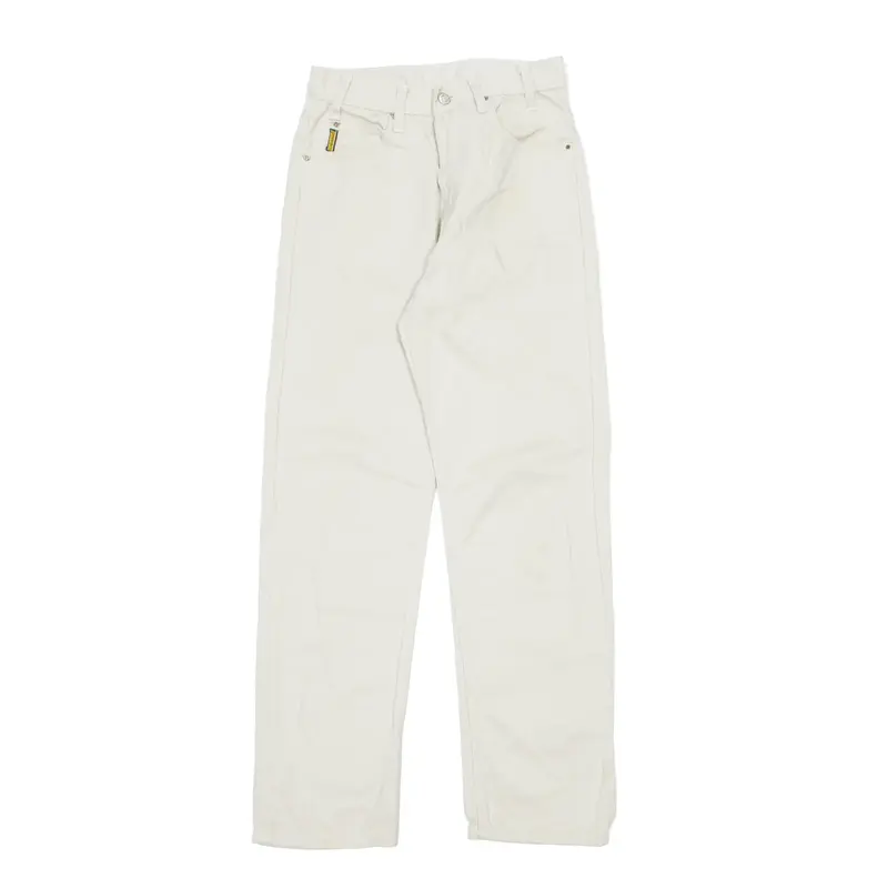 ARMANI Jeans Beige Denim Slim Straight Mens W26 L30