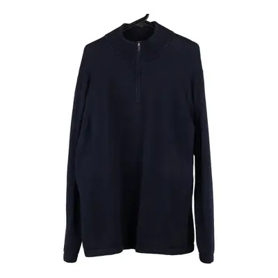 L.L.Bean 1/4 Zip - XL Navy Cotton