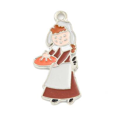 Halloween Theme Alloy Enamel Pendants