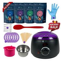 Zakia Beauty Premium Waxing set for Brazilian Wax - Digital Display- Contains 4 packs of wax Beans Comfort full body hair sen...