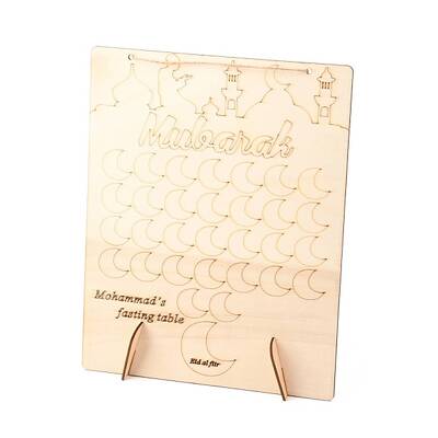 Poplar Wood Countdown Day Calendar Commemoration Drawing Board
