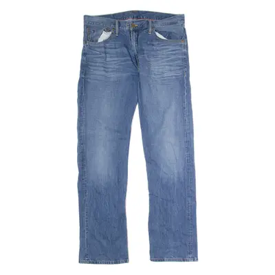 HILFIGER DENIM Mens Jeans Blue Regular Straight Stone Wash W36 L34