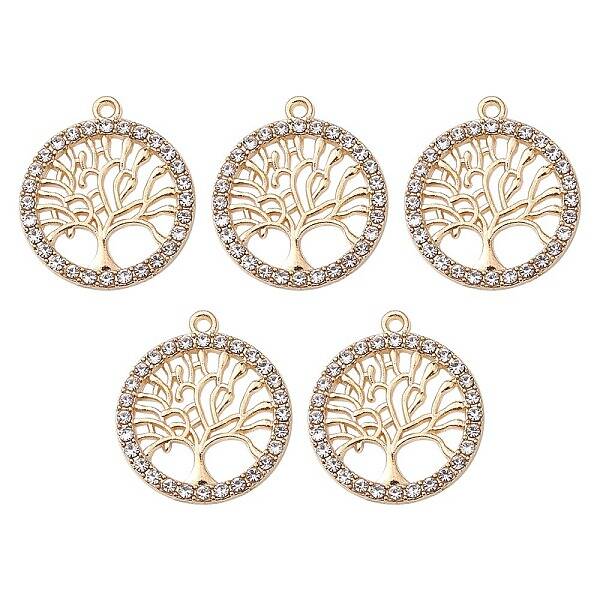 Alloy Crystal Rhinestone Pendants
