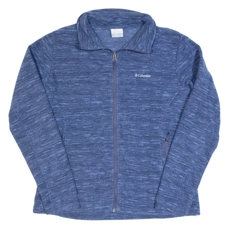 COLUMBIA Womens Fleece Jacket Blue XL