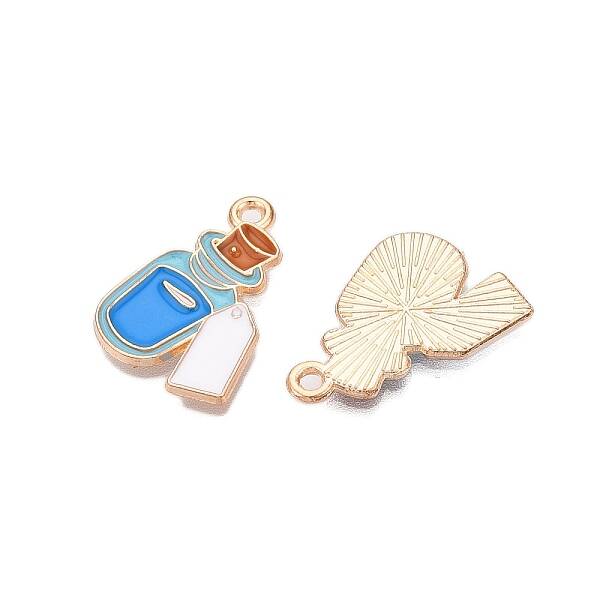 Halloween Theme Alloy Enamel Pendants