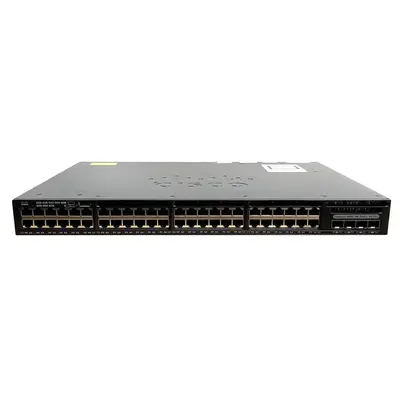 WS-C3650-48FQM-S Cisco 3650 C3650-48F 48x PoE+ 4x SFP+ Uplink Switch
