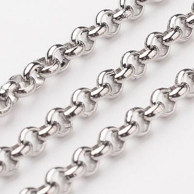 Tarnish Resistant 304 Stainless Steel Rolo Chains