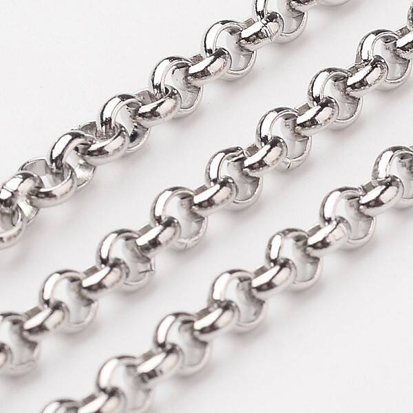 Tarnish Resistant 304 Stainless Steel Rolo Chains