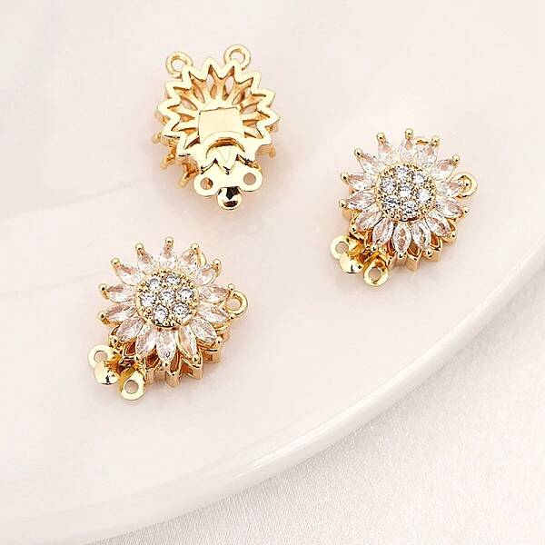 Brass with Cubic Zirconia Pendant