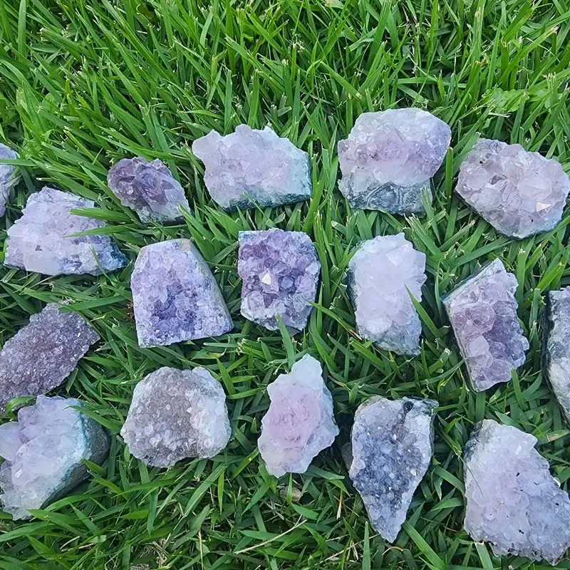 Amethyst Geode Decor 1pc crystal specimen rainbow