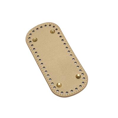 Oval PU Leather DIY Handbag Bottom