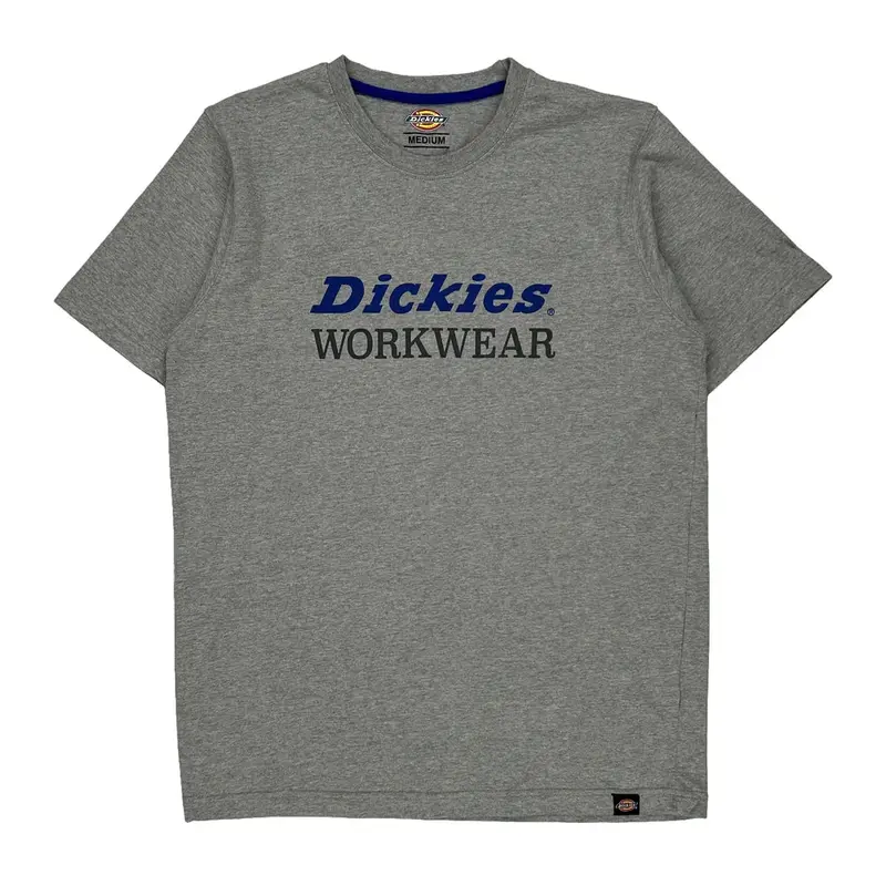 Workwear Dickies Graphic T-Shirt - Medium Grey Cotton