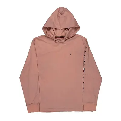 Tommy Hilfiger Hoodie - Large Pink Cotton