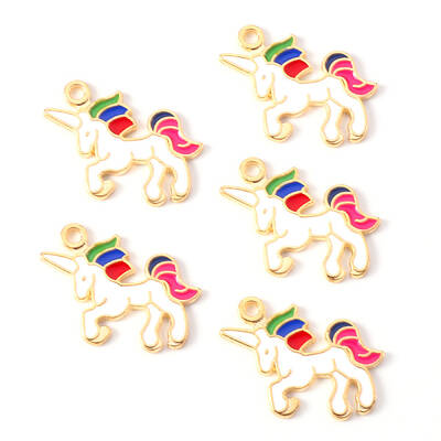 Alloy Enamel Pendants