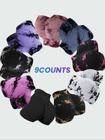 Women's Tie Dye High Waist Sports Shorts, Casual Comfy Breathable Skinny Shorts for Yoga Gym Workout Running, Ladies Sportswe...