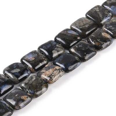 Natural Glaucophane Beads Strands