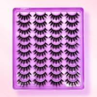 Lightweight Cat Eye False Eyelashes for Lash Extension, 20 Pairs 3D Self Grafting Faux Clusters Lashes, Eyelashes Extensions ...