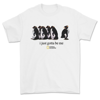 Cotton Short Sleeve T-Shirt I Just Gotta Be Me National Geographic Penguin Shirt, Trending Shirt 25, Gifts Suitable for Him, ...
